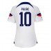 Billige Forenede Stater Christian Pulisic #10 Hjemmebane Fodboldtrøjer Dame VM 2022 Kortærmet